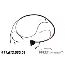 Wire harness for 3 Pole Bosch CDI/HKZ box with connector & boot. Porsche 911 1974 (only)  art.no: 911.612.050.01