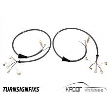 Turn signal light harness (from headlight bucket to fixture) Set of 2 art.no TURNSIGNFIXS