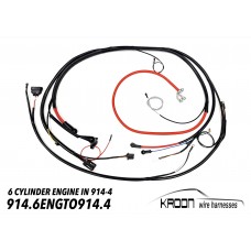 Engine harness for 6 cylinder engine in Porsche 914-4  art.no 914.6ENGTO914.4