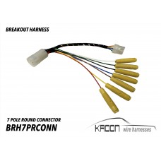 Breakout harness 7 pole round connector 911-930 1970-1989  art.no: BRH7PRCONN