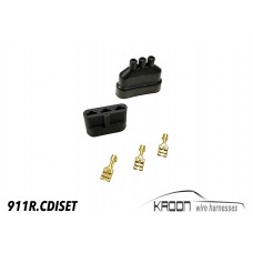 Connector set 3 pole CDI connector for 911R ignition box  art.no 911R.CDISET