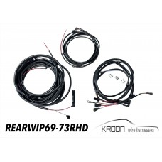 Rear wiper set for: Porsche 911/912 69-73 RHD version art.no REARWIP69-73RHD