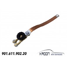 Ground strap for battery Porsche 911-912 1965-1968 art.no: 901.611.902.20